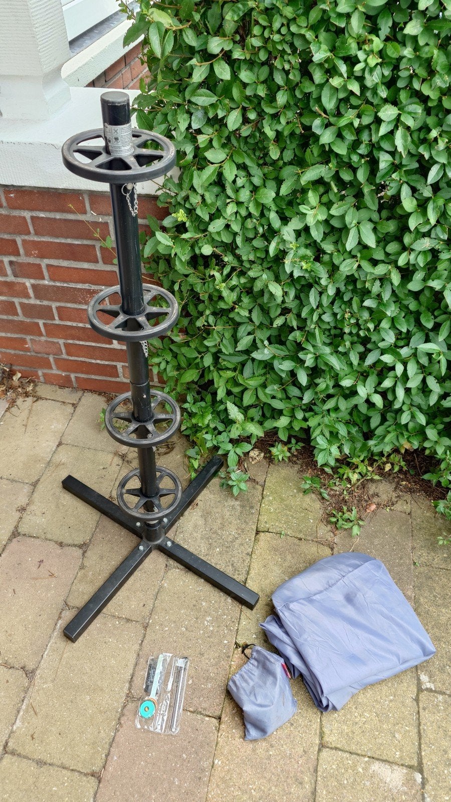 Ultimate Speed Velgenboom bandenstapelaar met hoes, Ophalen