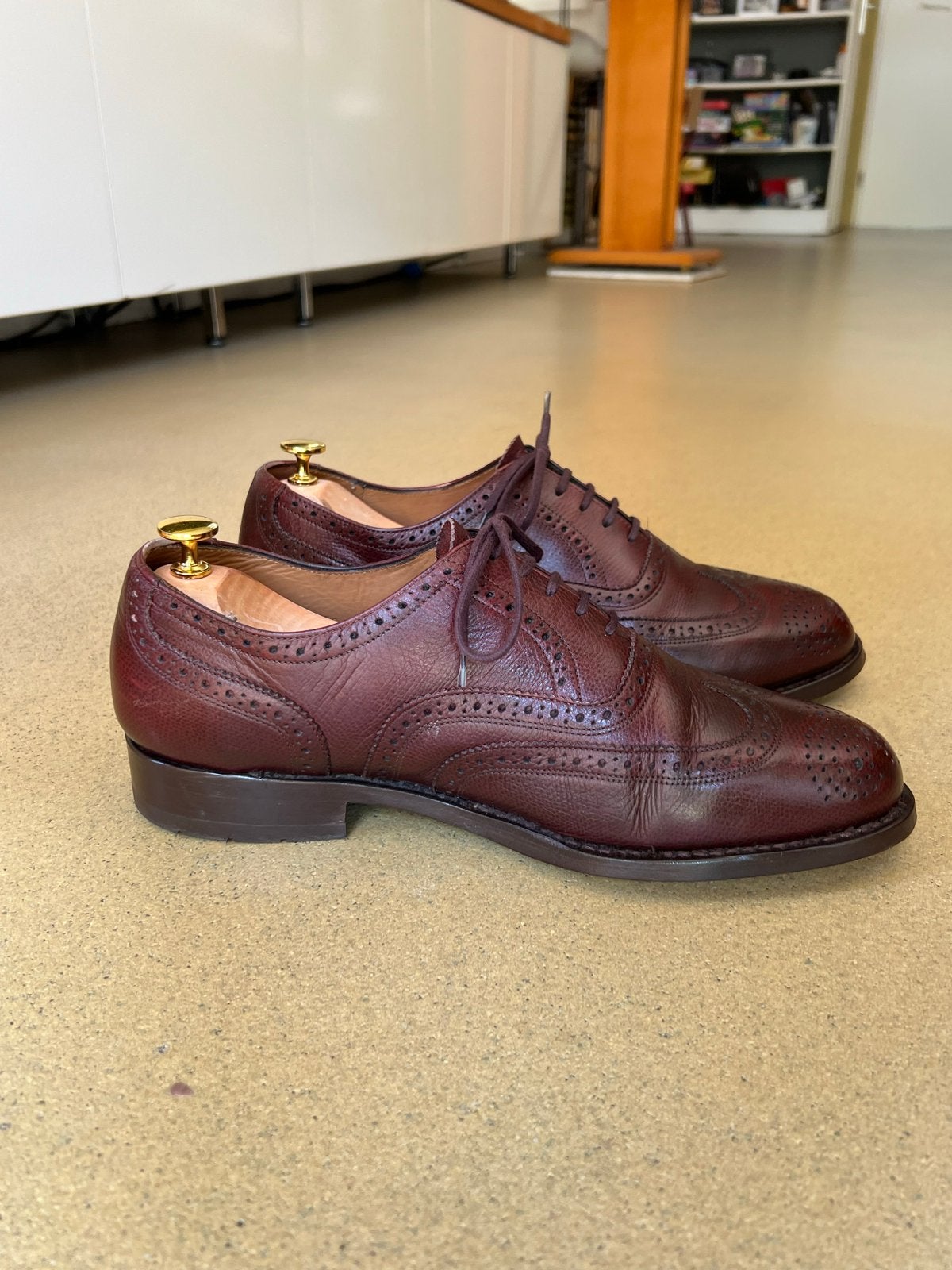 Van Bommel nette herenschoenen - Brogues, Ophalen of Verzenden, Gedragen, Bruin, Veterschoenen