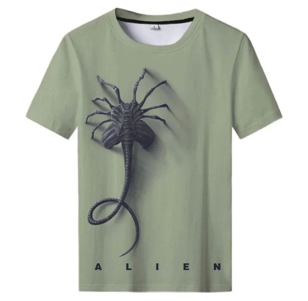 T-shirt XXL Aliens Facehugger, Kleding | Heren, T-shirts, Ophalen of Verzenden, Zo goed als nieuw, Overige maten, Zwart