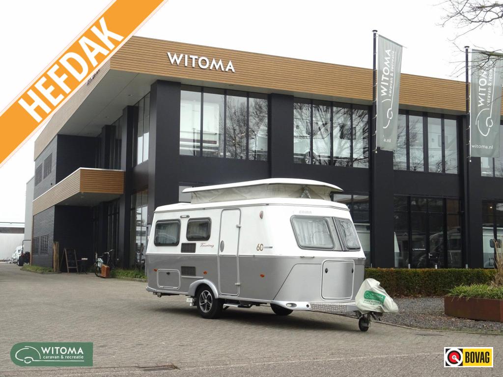 Eriba Touring - 60 Edition 530 Unico luifel + voorwand, Caravans en Kamperen, Caravans, Standaardzit, Schokbreker, Bedrijf, 4 tot 5 meter