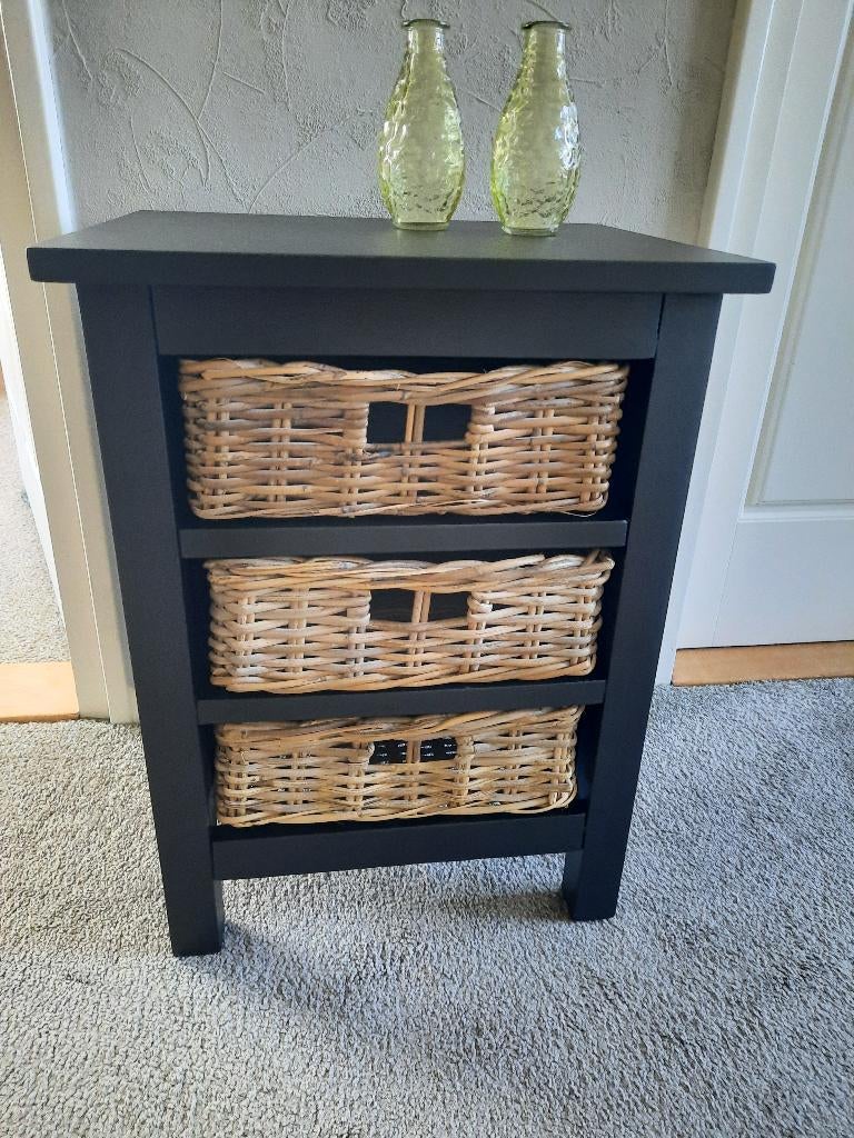 Kastje met mandjes, Huis en Inrichting, Kasten | Dressoirs, Ophalen, Minder dan 50 cm, Gebruikt, 25 tot 50 cm
