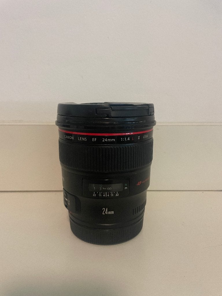 Canon EF 24mm 1.4 USM II, Ophalen, Gebruikt, Groothoeklens