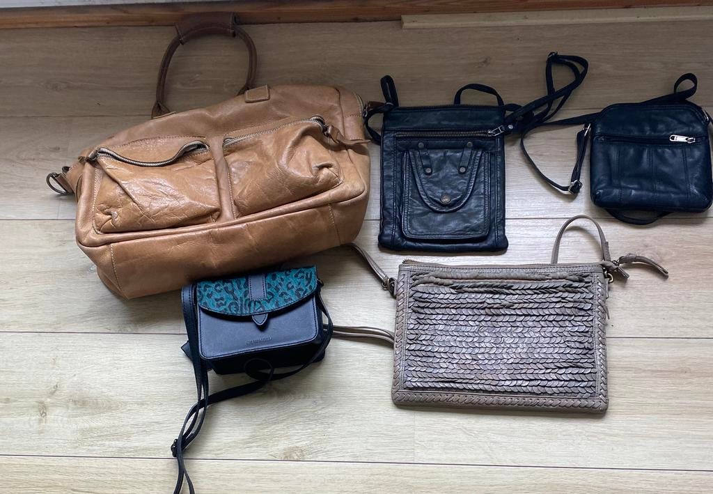 Pakket handtassen, Ophalen of Verzenden, Zo goed als nieuw, Handtas
