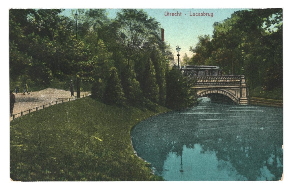 939722 Utrecht Lucasbrug 1911 Gelopen met postzegel