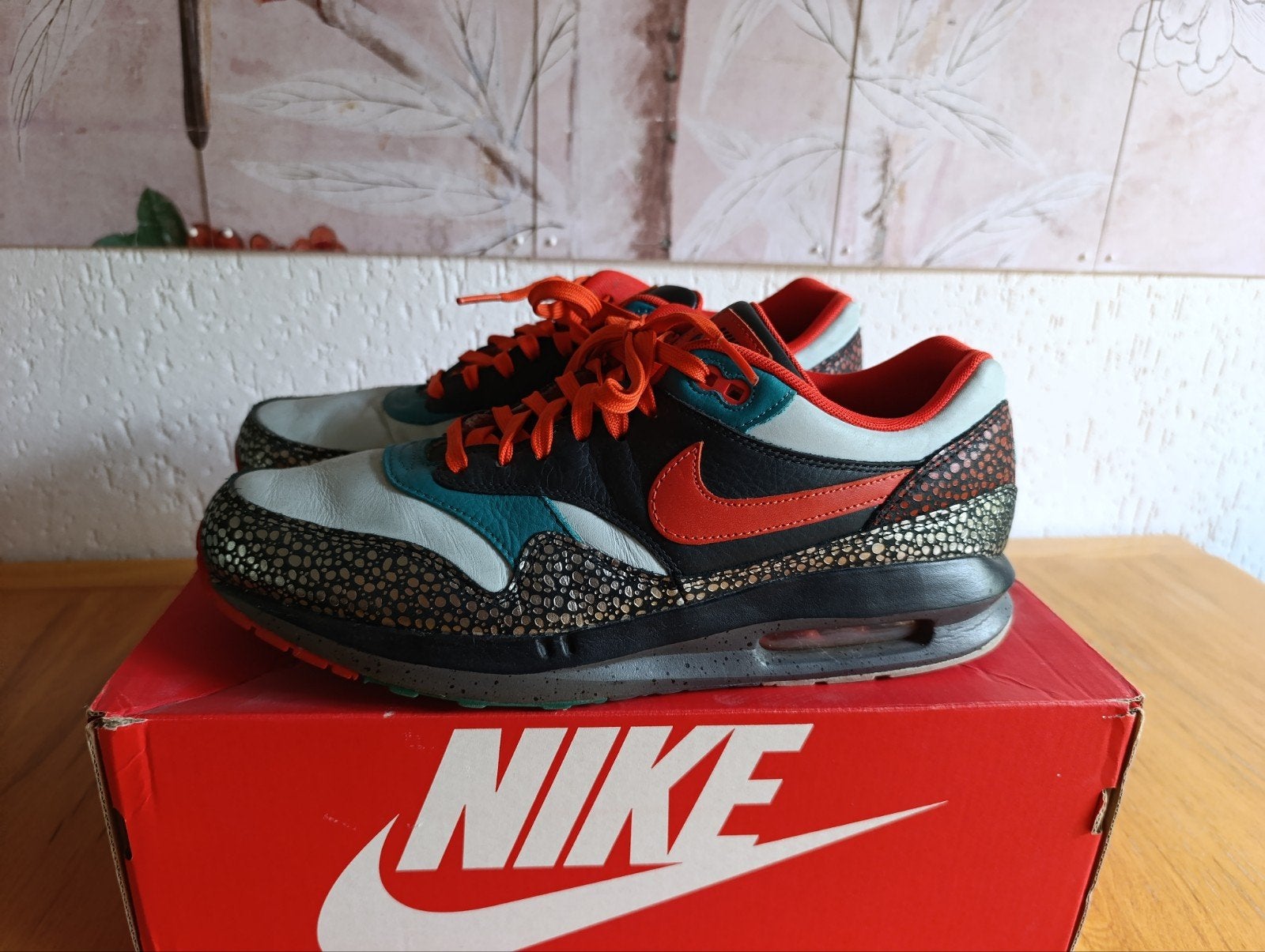 De Nike Air Max Lunar 1 Deluxe QS 'Kabutomushi', Zwart, Ophalen of Verzenden, Nike, Nike