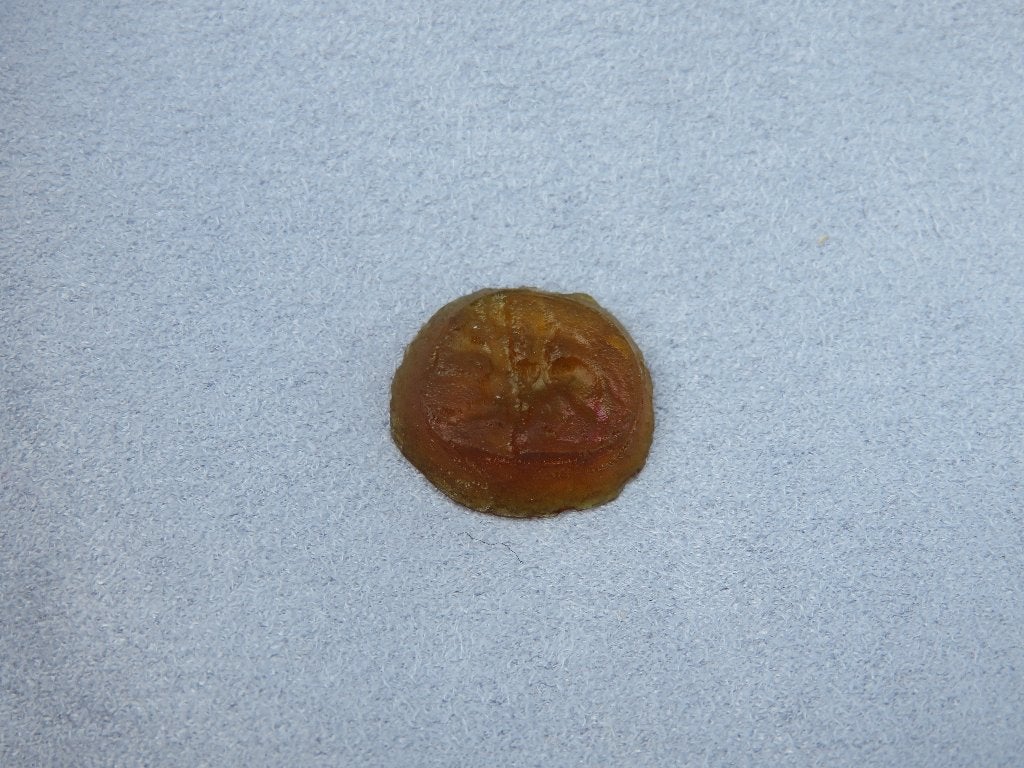 Romeinse rijk - Glazen gem - 1e – 2e eeuw - bodemvondst, Antiek en Kunst, Antiek | Glas en Kristal, Ophalen of Verzenden