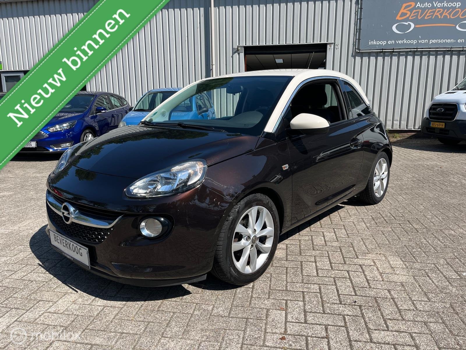 Opel ADAM 1.4 Rocks STOEL+STUUR.VERWARM. CRUISE, Auto's, Opel, Gebruikt, 4 cilinders, 4 stoelen, Zwart