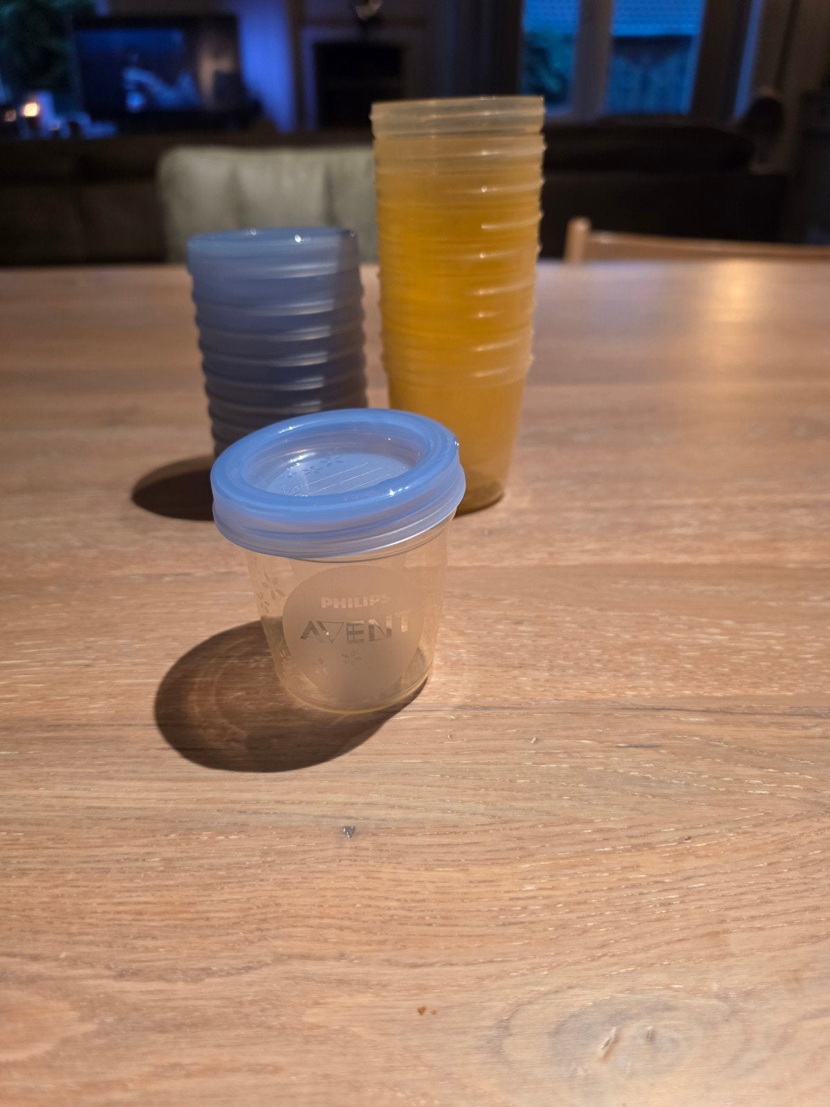 Philips Avent bewaarbakjes - 10 stuks, Gebruikt, Bewaarbakje, BPA-vrij, Philips Avent