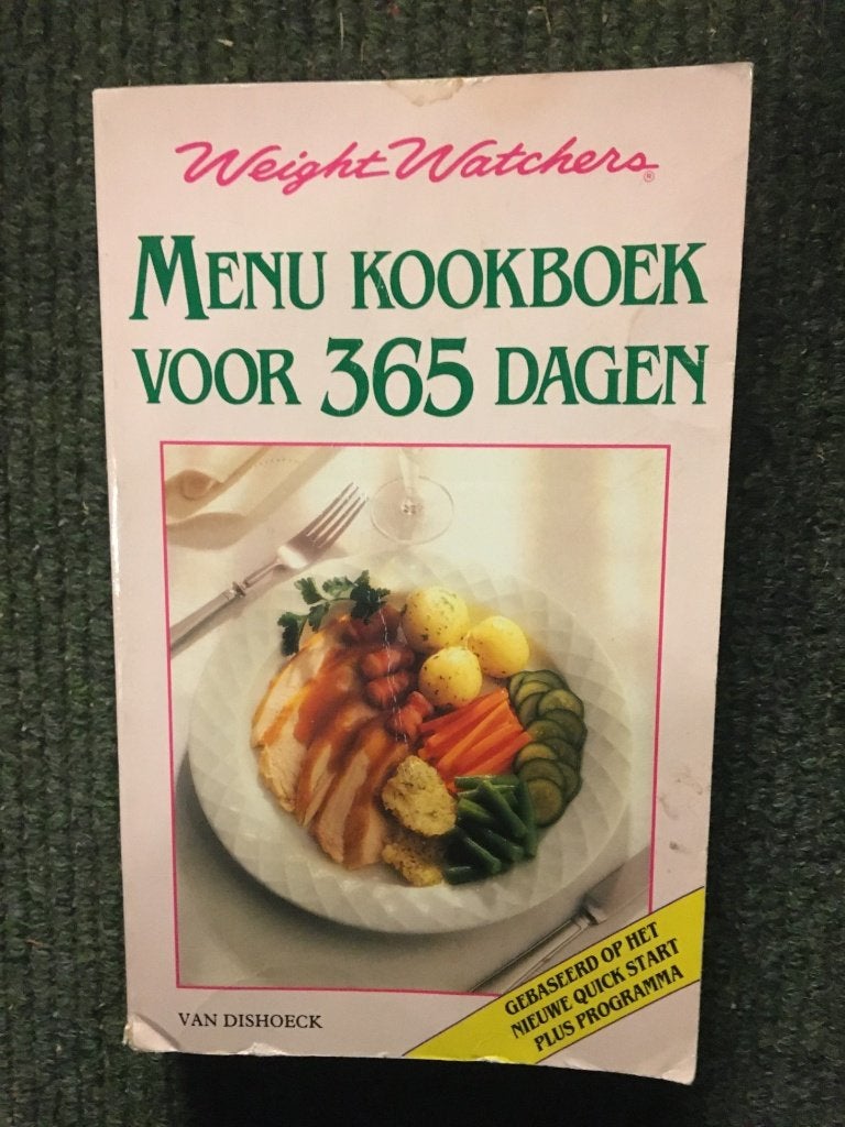 Weight watchers menu kookboek voor 365 dagen, Gelezen, Ophalen of Verzenden, Hoofdgerechten, Europa