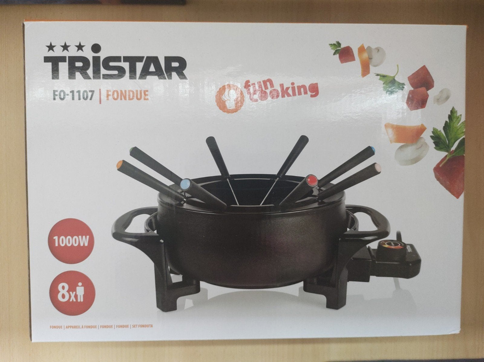 Tristar fondueset F0-1107 (nieuw), Witgoed en Apparatuur, Ophalen of Verzenden, Nieuw, Elektrisch, Fondueset