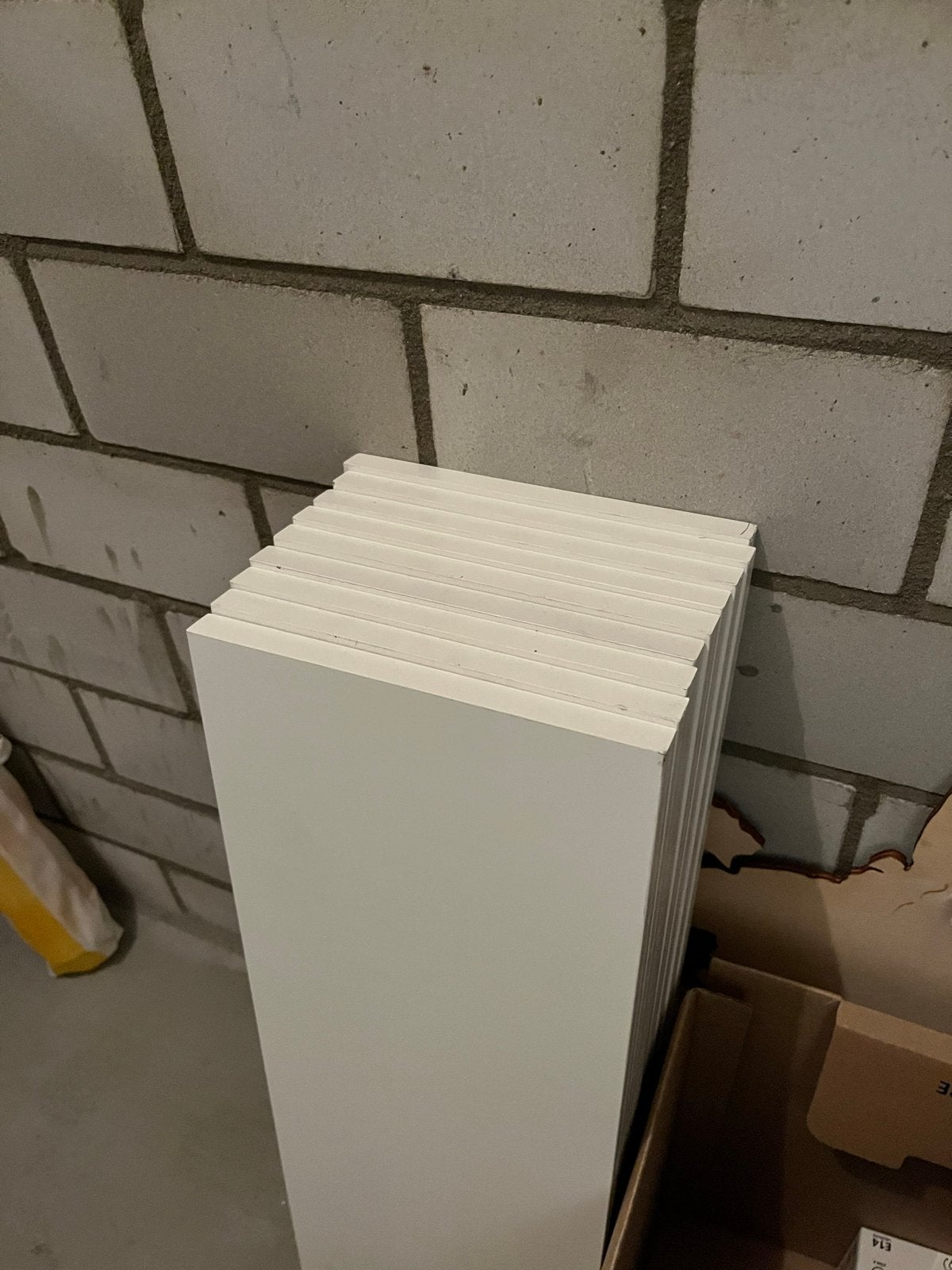 9x IKEA BURHULT plankjes wit - Nieuw en ongebruikt, Ophalen, Nieuw