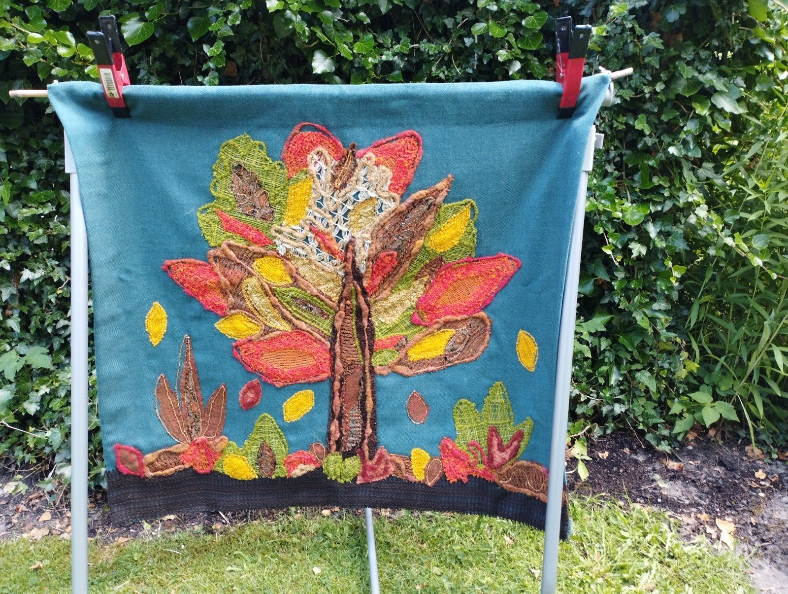 Quilt wandkleed 90x85 cm, Gebruikt, 85 cm, Wandhanger, 90 cm