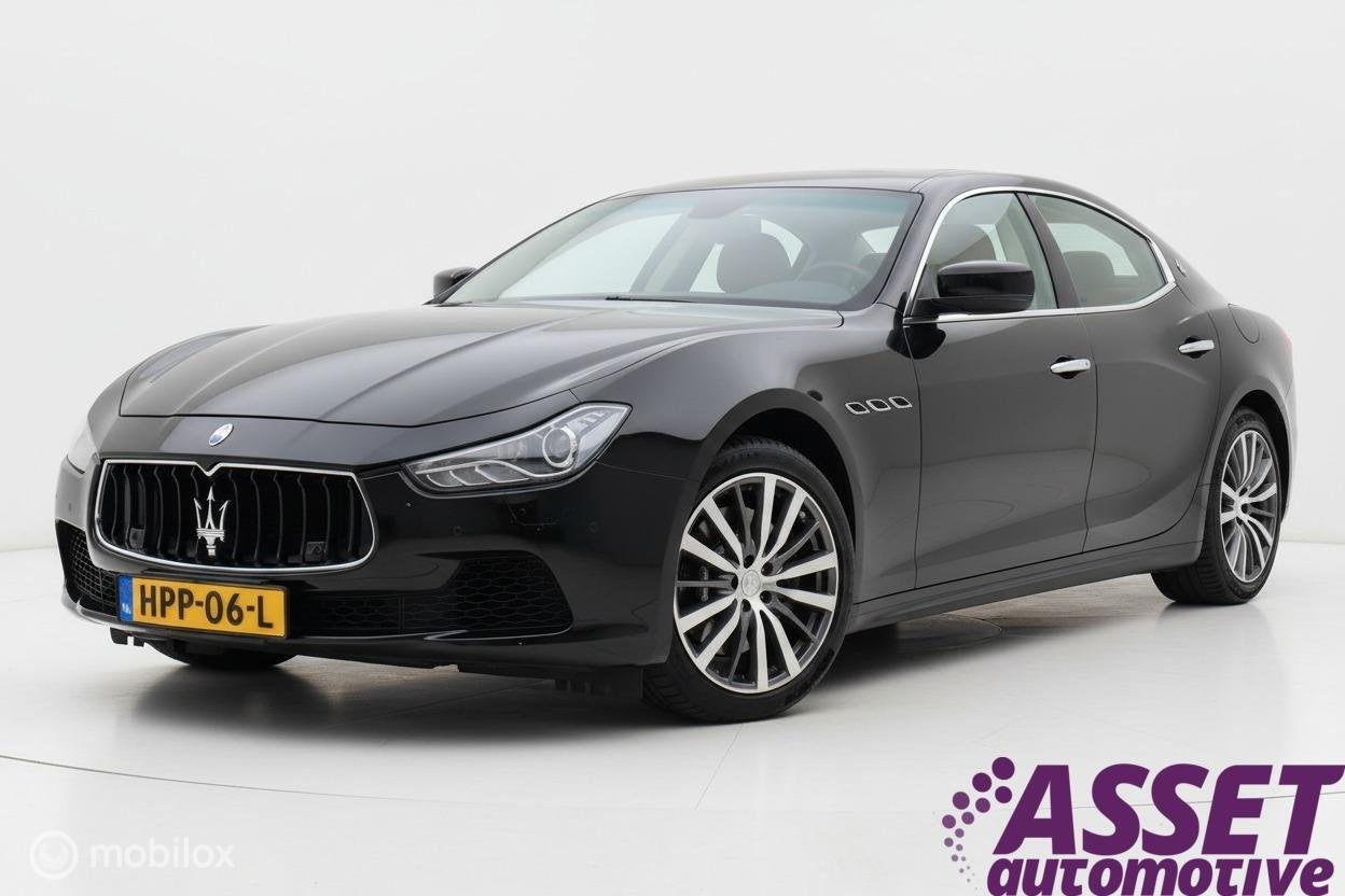 Maserati Ghibli 3.0 S 411 pk Q4 aut | schuifdak | memory, Auto's, Maserati, Automaat, Euro 5, Gebruikt, Vierwielaandrijving