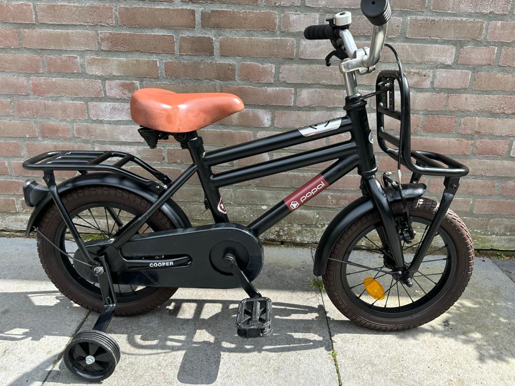 Popal Cooper Kinderfiets 14 inch of 20 inch, Ophalen of Verzenden, Zo goed als nieuw, 14 inch of minder