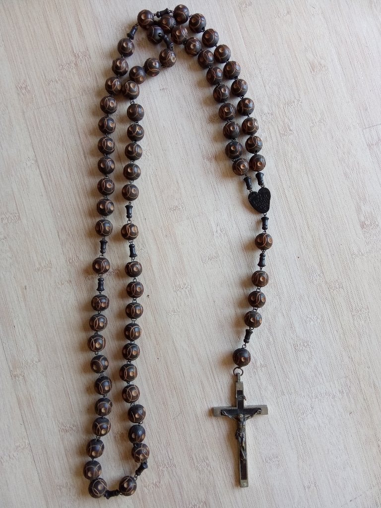Grote nonnen rozenkrans (c), Verzamelen, Religie, Ophalen of Verzenden, Gebruikt, Christendom | Katholiek