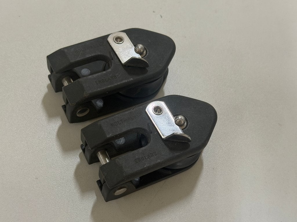 Holt-Allen klapblok gelagerd 39 mm tot 12 mm lijn, Ophalen of Verzenden, Zo goed als nieuw, Lijn of Blok
