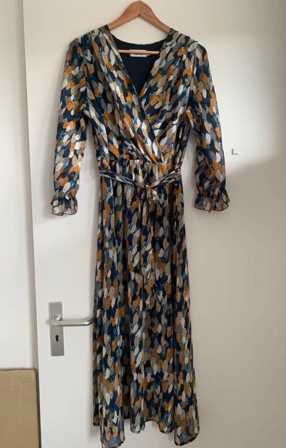 LolaLiza | mt 38 | zomerjurk, met ceintuur en onderrok, Kleding | Dames, Maat 38/40 (M), Meerkleurig, Ophalen of Verzenden, Zo goed als nieuw