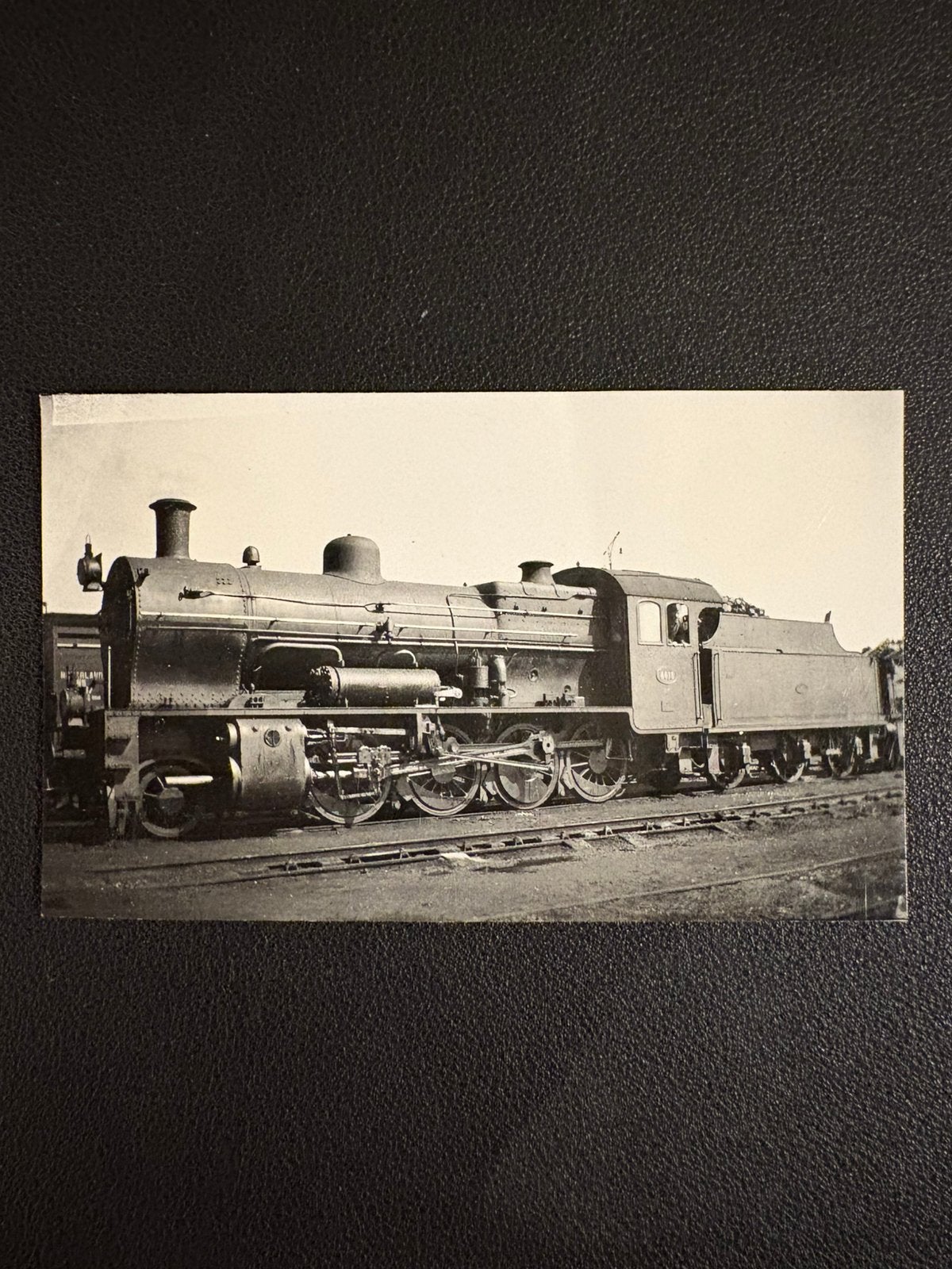 Oude foto stoomlocomotief NS 4618 te ASD Rietlanden (1926), Ophalen of Verzenden, Gebruikt, Trein