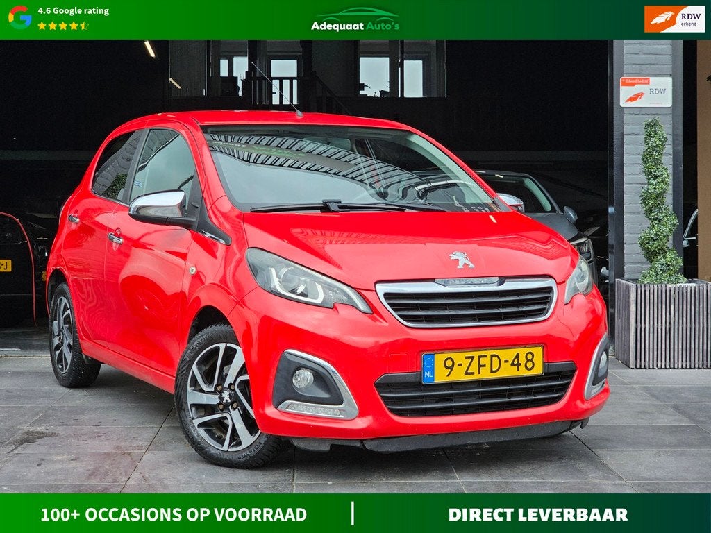 Peugeot 108 1.0 e-VTi Première|Camera|Keyless|Bluetooth|NAP, Auto's, Peugeot, Voorwielaandrijving, Euro 5, Stof, Gebruikt