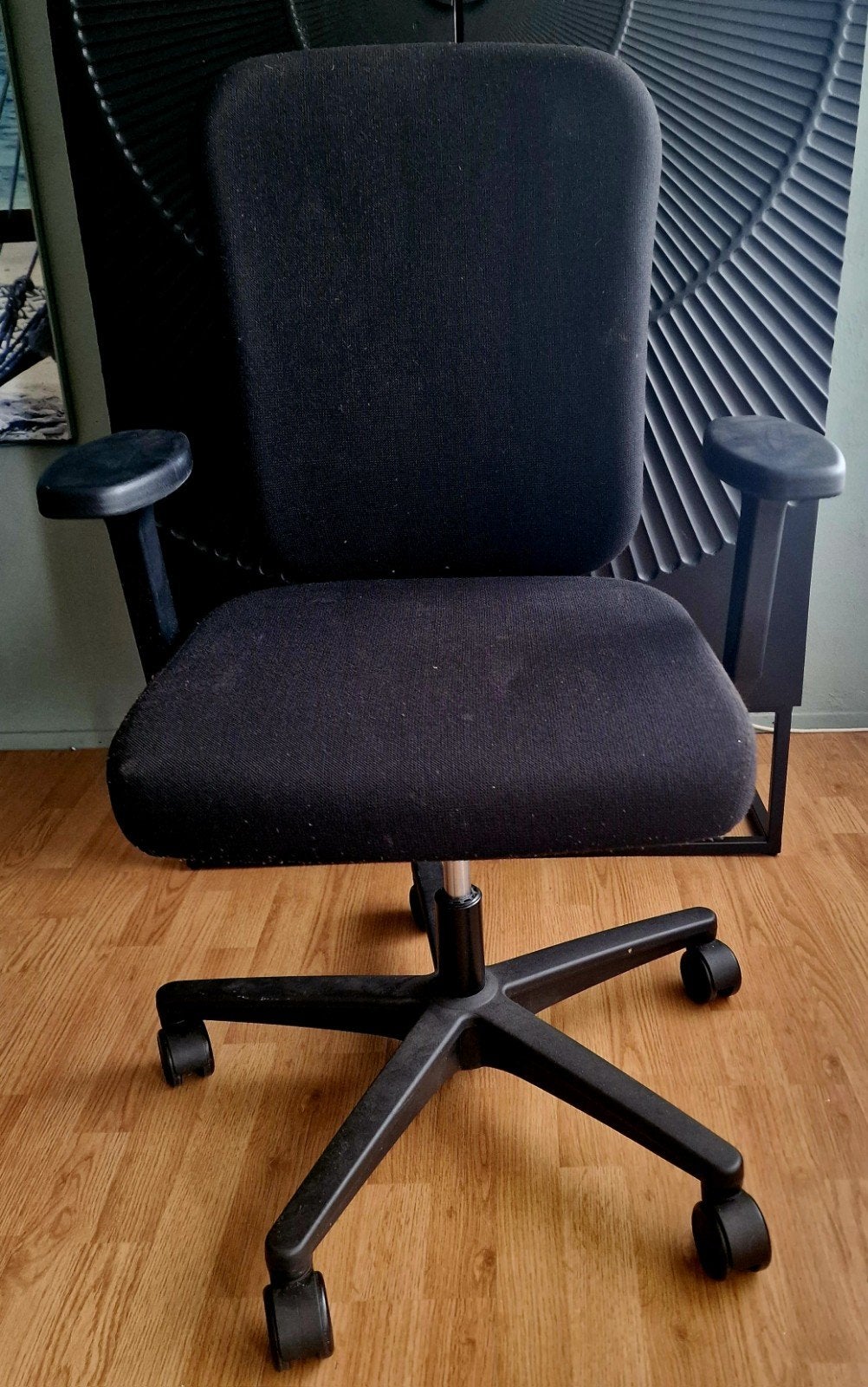 Ergonomische bureaustoel zwart, Huis en Inrichting, Bureaustoelen, Ophalen, Gebruikt, Zwart, Bureaustoel