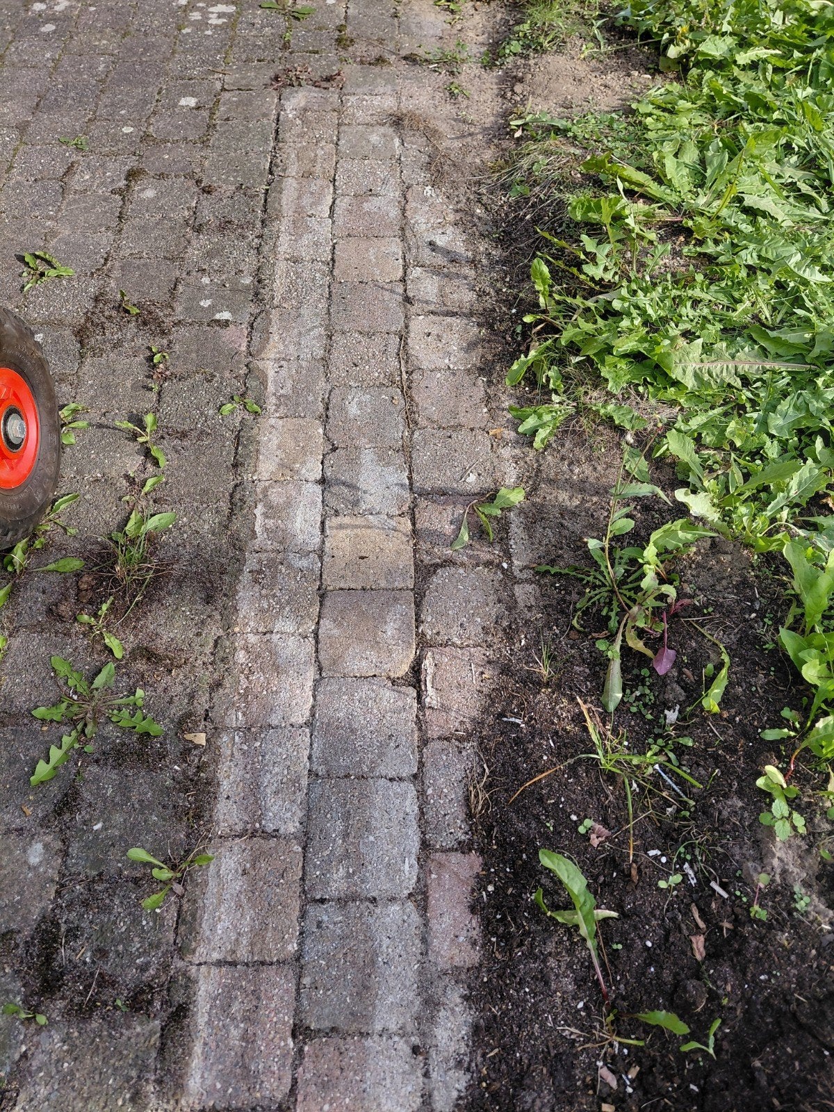 Beton klinkers 10x10 cm - ca. 33 m², Tuin en Terras, Ophalen, Gebruikt, Klinkers, 10 m² of meer