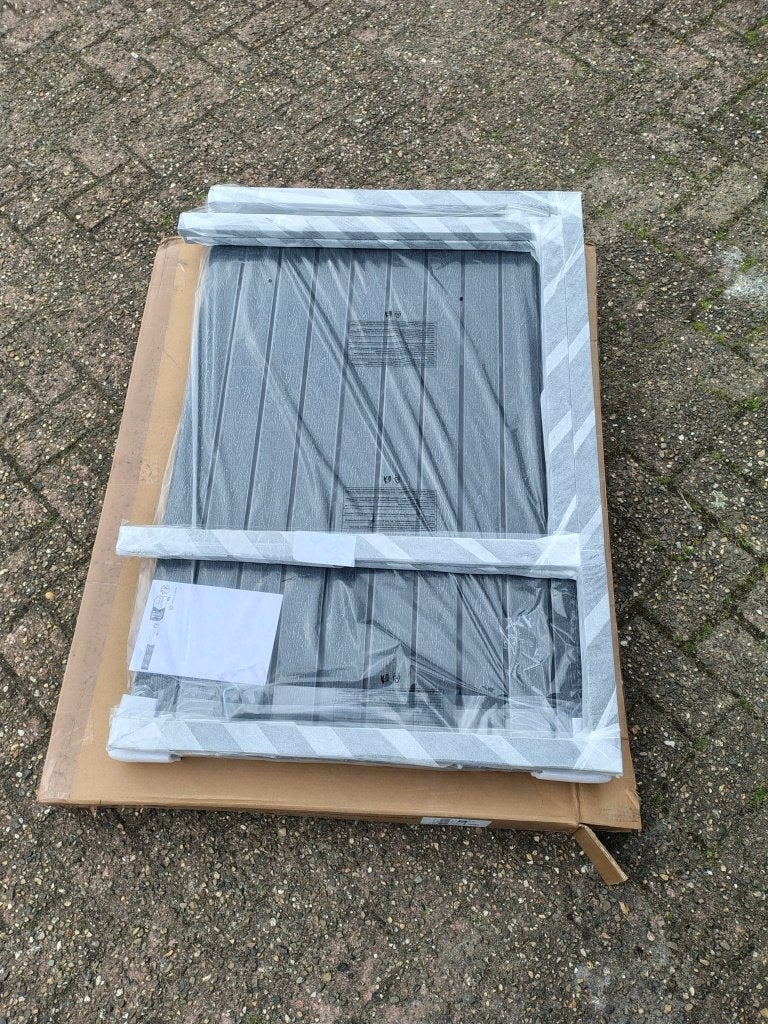 Aluminium WPC Tuintafel, 110x70 cm weerbestendig, Ophalen, Nieuw, Rechthoekig, Aluminium