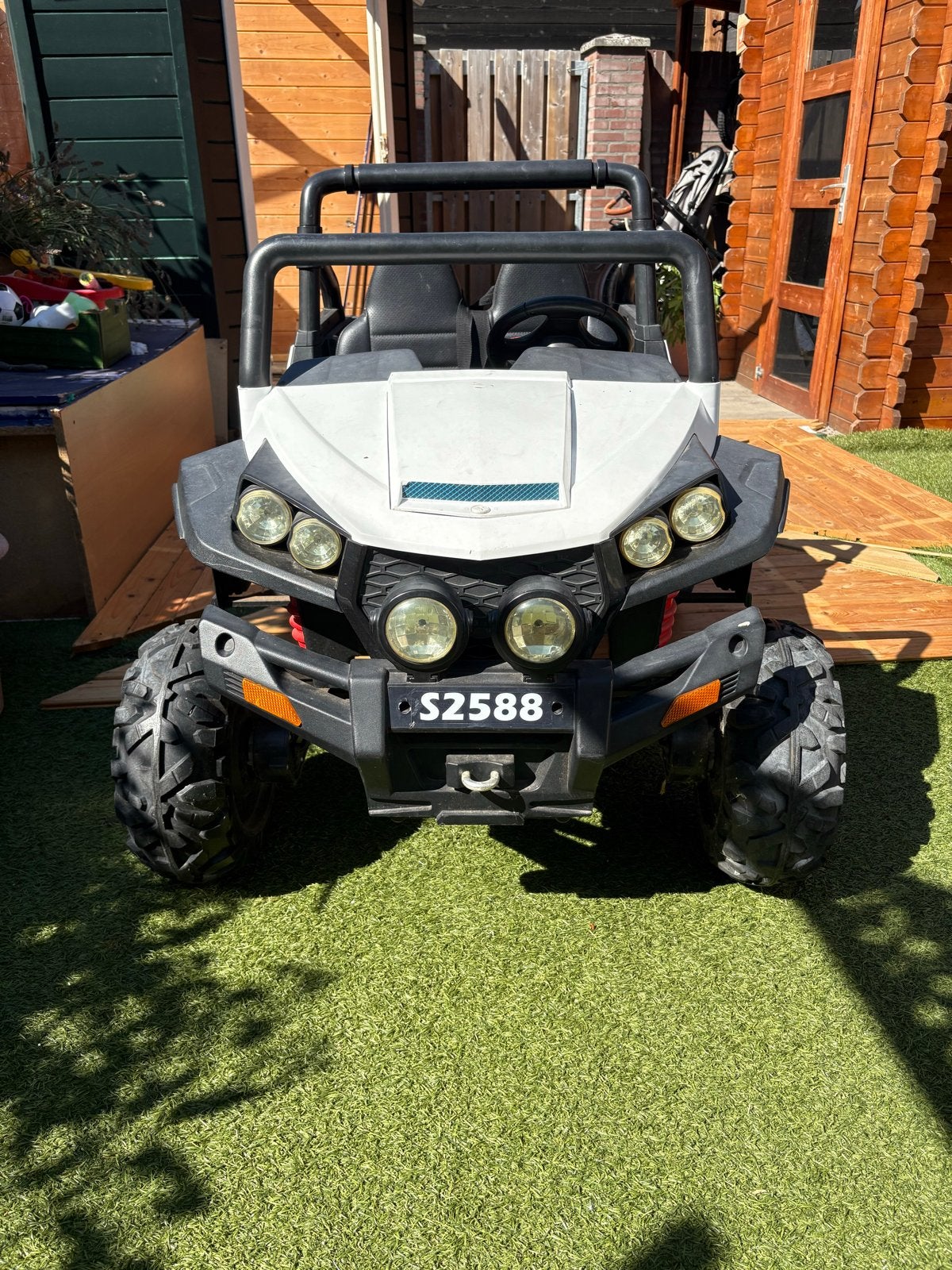 Elektrische kinderauto UTV Buggy 12V met afstandsbediening, Ophalen, Gebruikt, Overige typen