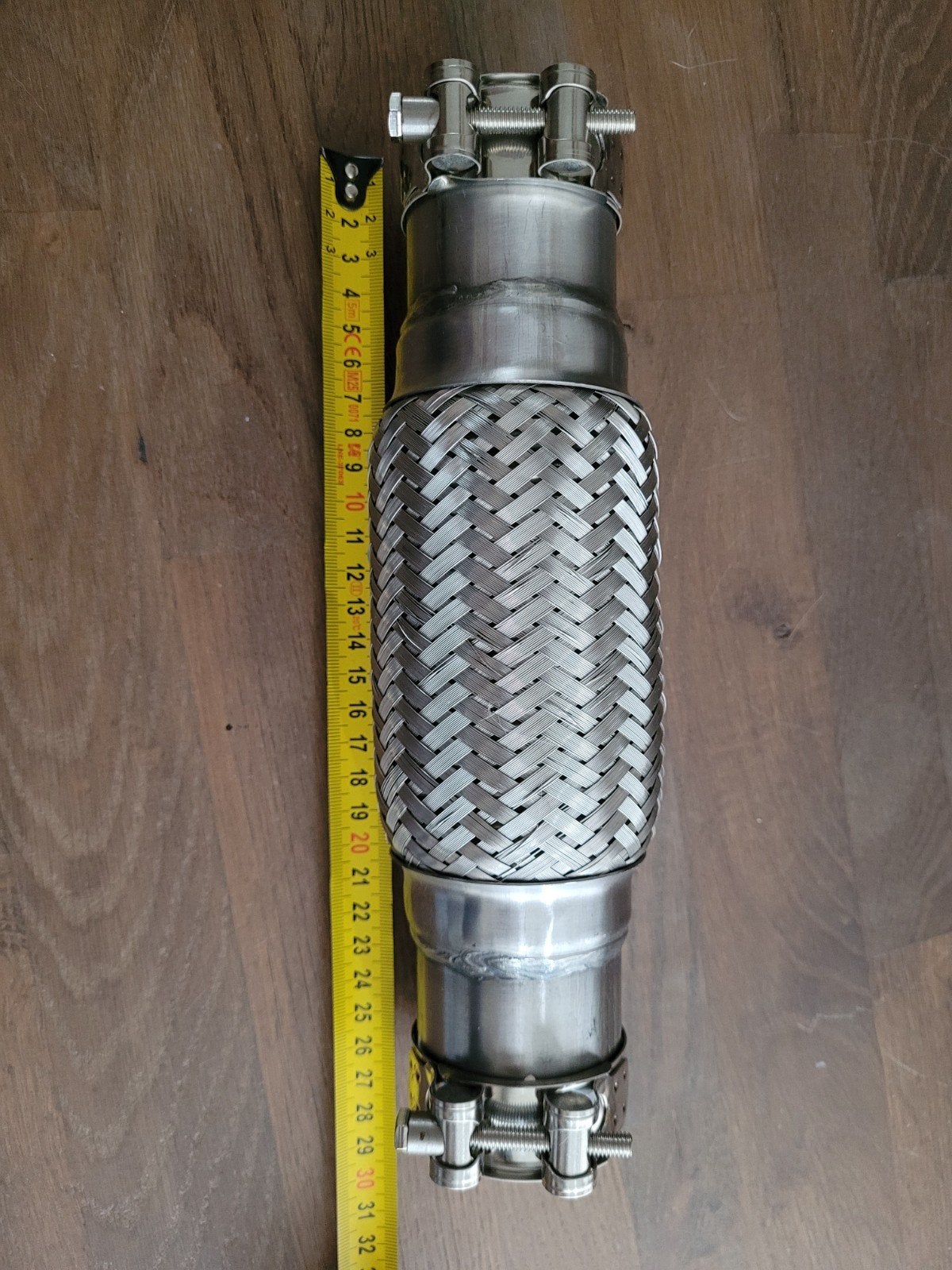 Flexibele RVS uitlaatpijp 27cm, binnenmaat 5,5cm, Auto-onderdelen, Ophalen of Verzenden, Nieuw