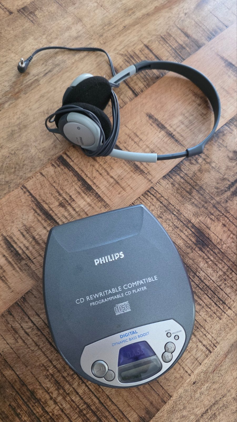 Philips Draagbare CD-speler met koptelefoon, Ophalen of Verzenden, Gebruikt, Philips