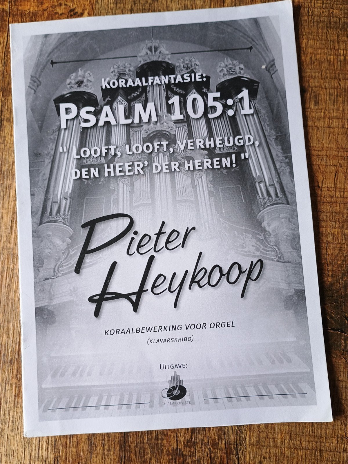 Psalm 105 - Pieter Heykoop - Klavarskribo, Ophalen of Verzenden, Gebruikt, Religie en Gospel