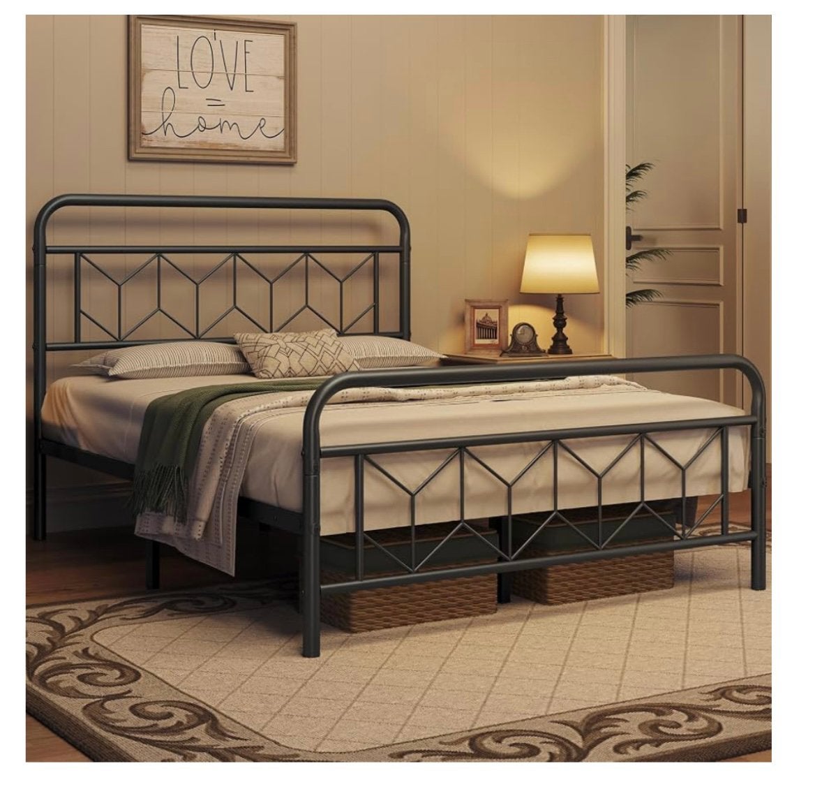Yaheetech Metalen bed, Ophalen, Yaheetech, Nieuw, Metaal