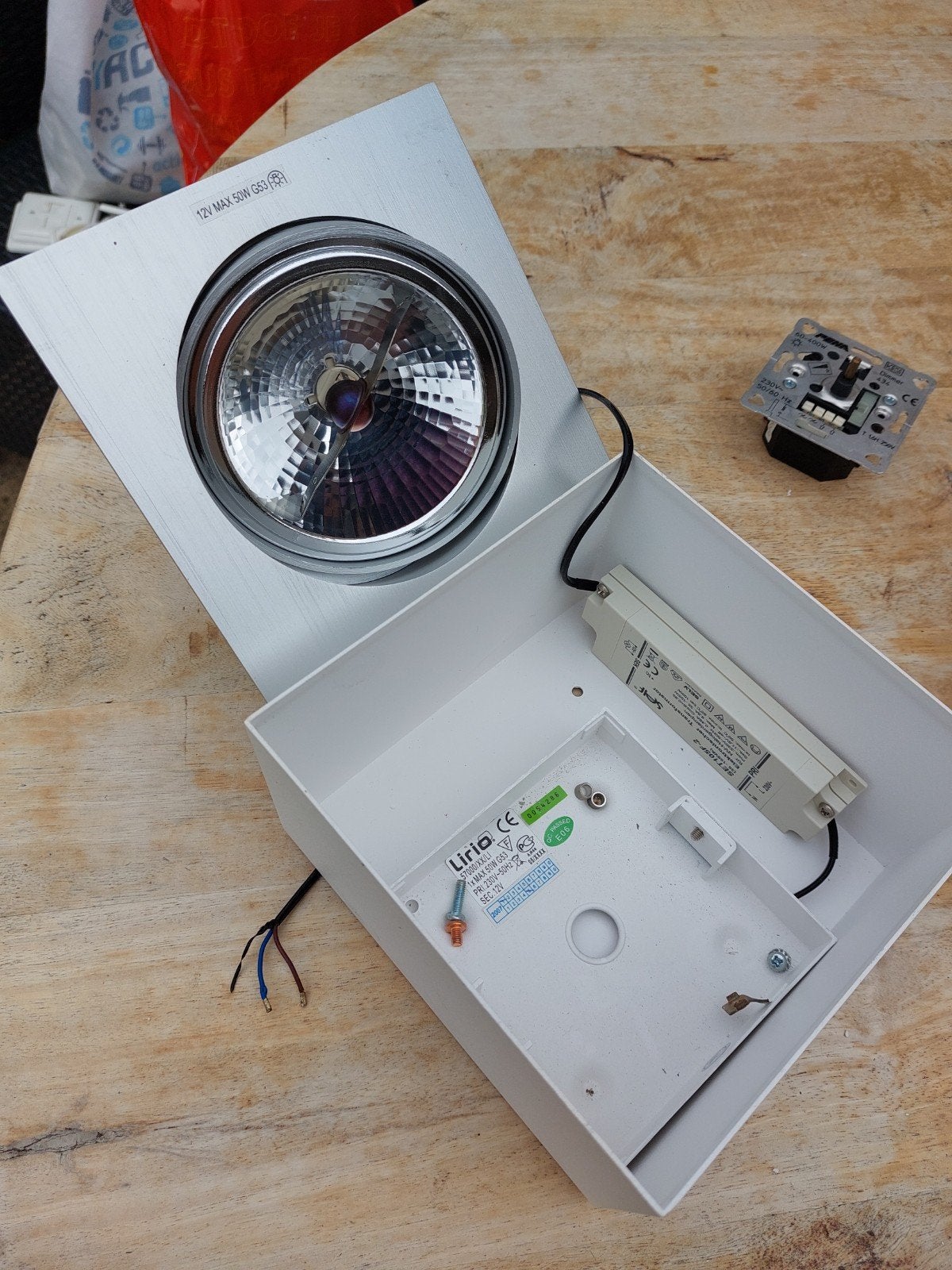 Lirio by Philips inbouwspots (5 stuks), Metaal, Wit, Gebruikt, Philips