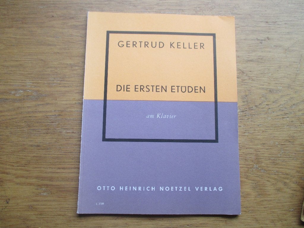 Gertrud keller - die erste etüden am klavier - piano etuden, Muziek en Instrumenten, Klassiek, Nieuw, Ophalen of Verzenden, Artiest of Componist