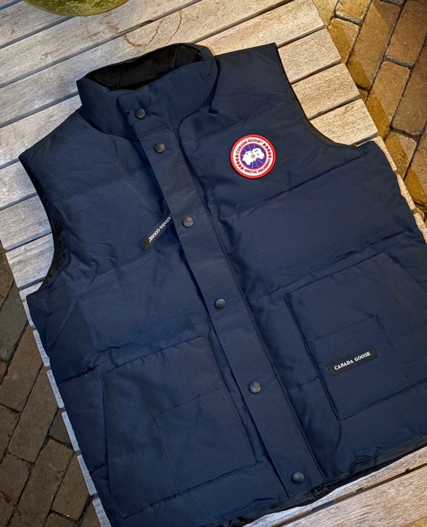 Canada Goose Bodywarmer Marineblauw maat L, Maat 52/54 (L), Canada Goose, Nieuw, Verzenden