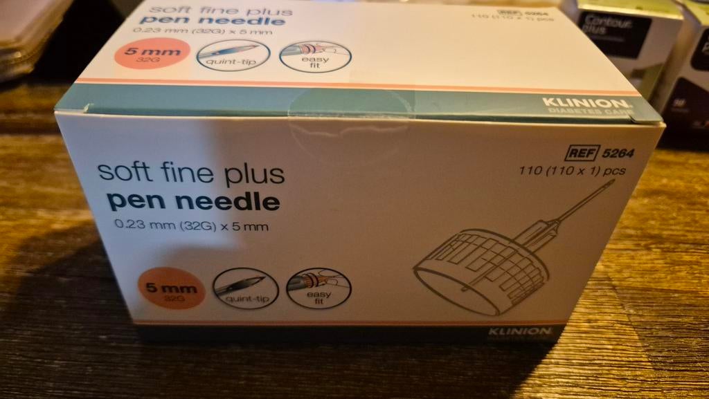 Soft fine plus insulinenaalden 5mm NIEUW, Ophalen, Nieuw, Overige typen