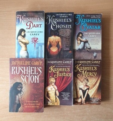 Jacqueline Carey - Kushiel 1 t/m 6, Verzenden, Gelezen, Jacqueline Carey