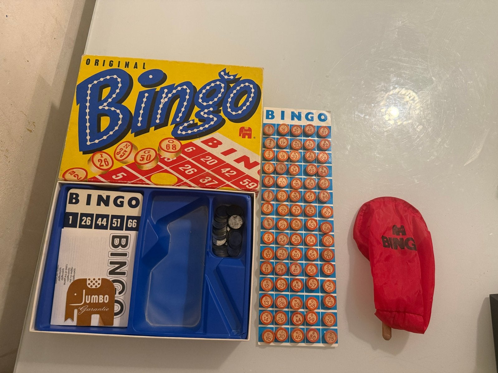 Jumbo Original Bingo Spel - Compleet en in goede staat, Hobby en Vrije tijd, Drie of vier spelers, Ophalen of Verzenden, Gebruikt