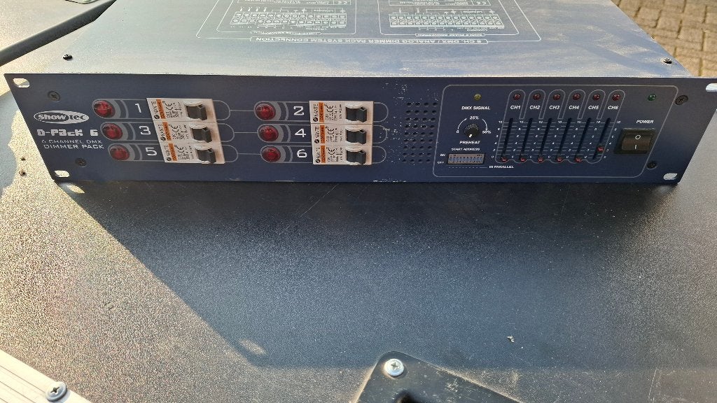 Dimmerpacks 6 kanaals 20A, Ophalen, Gebruikt