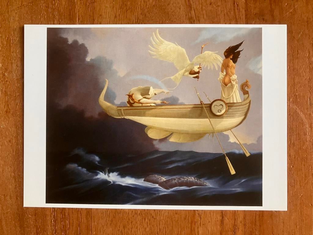 Michael Parkes 'Returning Home' 1980, Ophalen of Verzenden, 1980 tot heden, Ongelopen, Overige thema's
