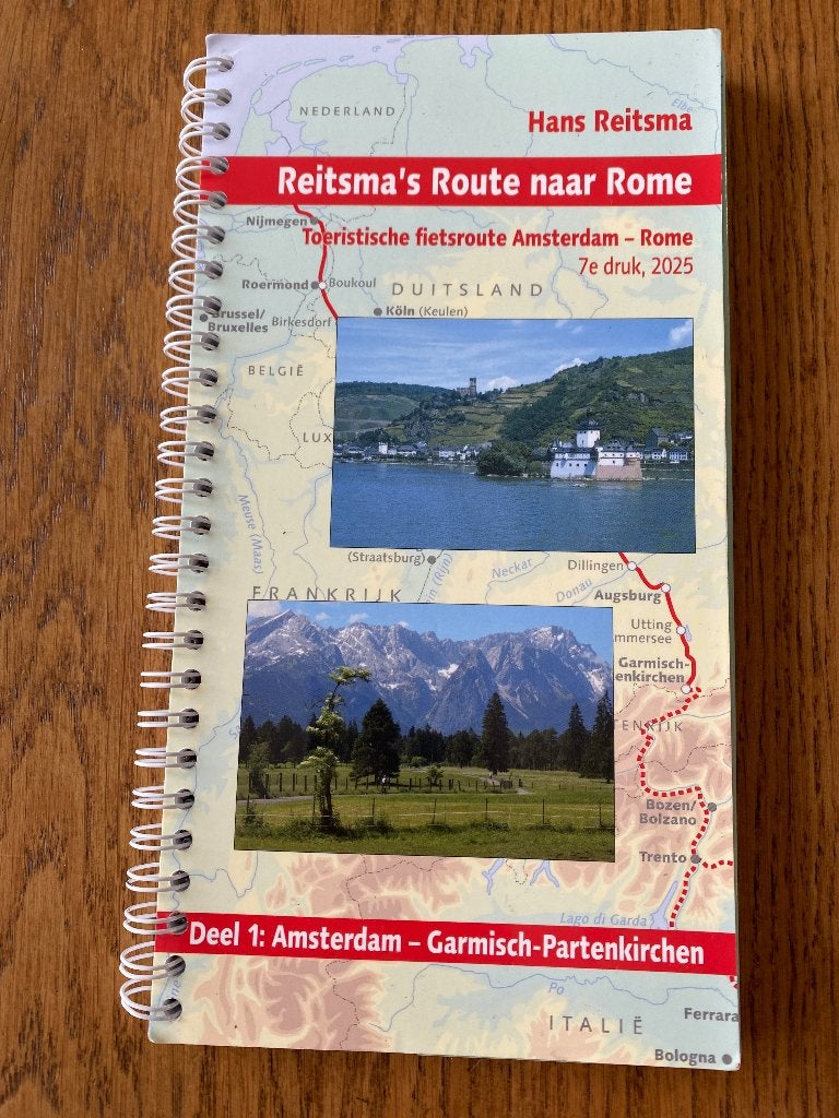 Reitsma, Route naar Rome, Deel 1, Boeken, Reisgidsen, Overige merken, Fiets- of Wandelgids, Europa, Ophalen of Verzenden