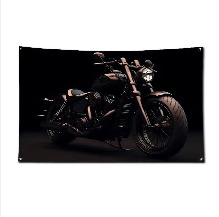 Grote vlaggen Vintage motoren (150x90cm), Ophalen of Verzenden, Nieuw