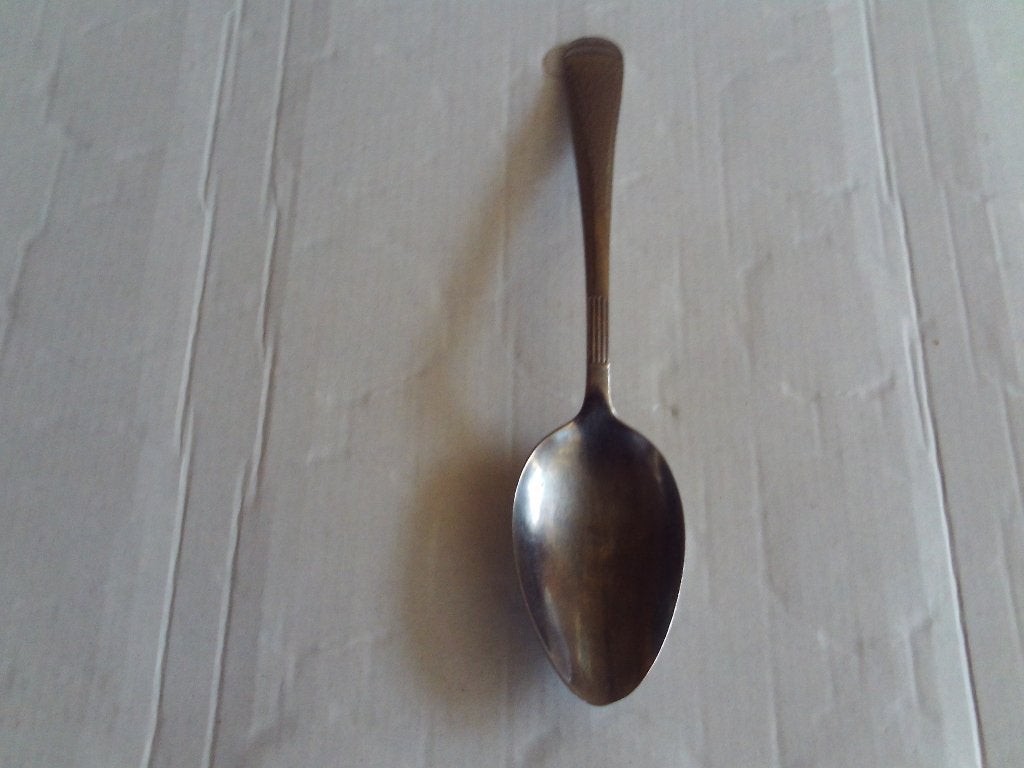 sola nr. 620 lepel en vorken/vorkje hamerslag, Ophalen of Verzenden, Gebruikt, Rvs of Chroom