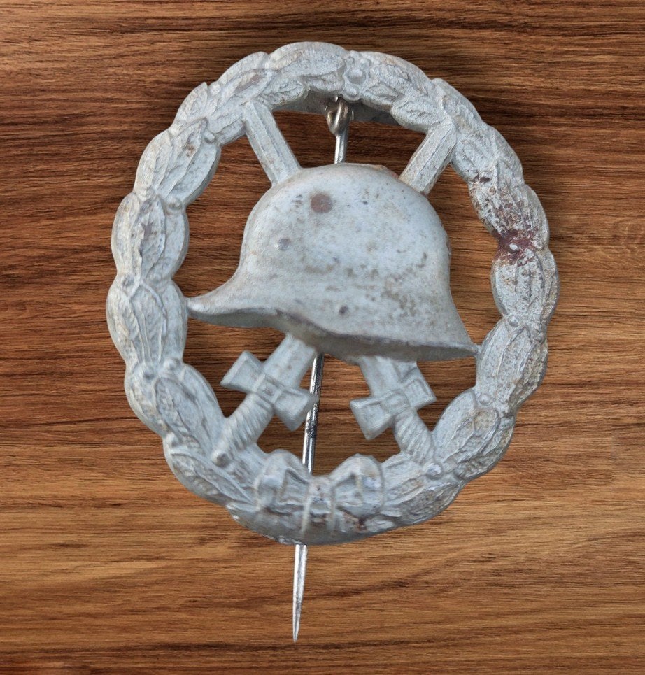 Duitse WO1 Imperial Verwundetenabzeichen zilver, Verzamelen, Ophalen of Verzenden, Landmacht, Duitsland, Embleem of Badge