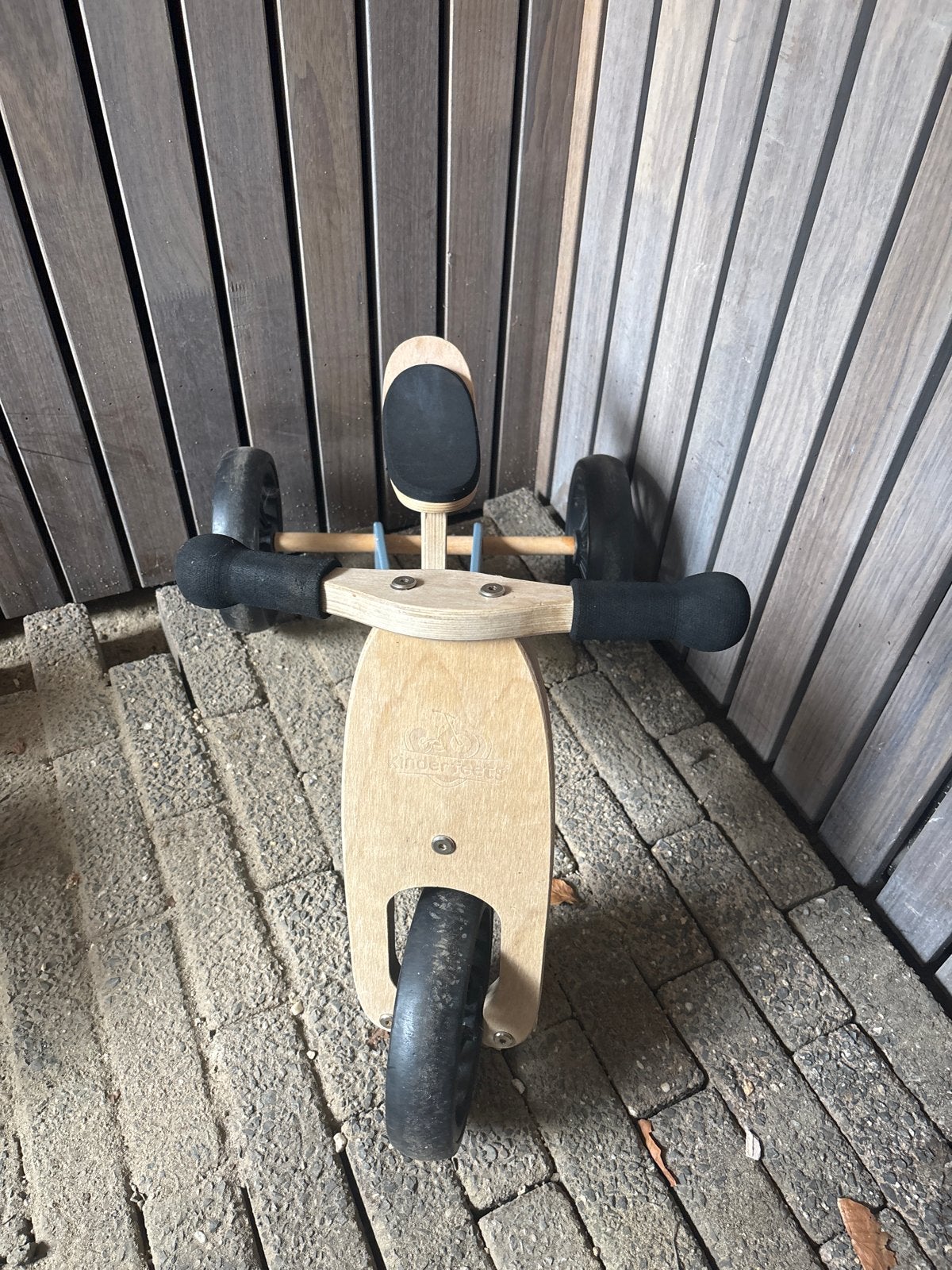 Kinderfeets Houten Loopfiets - Grijs, Ophalen, Gebruikt, Loopfiets