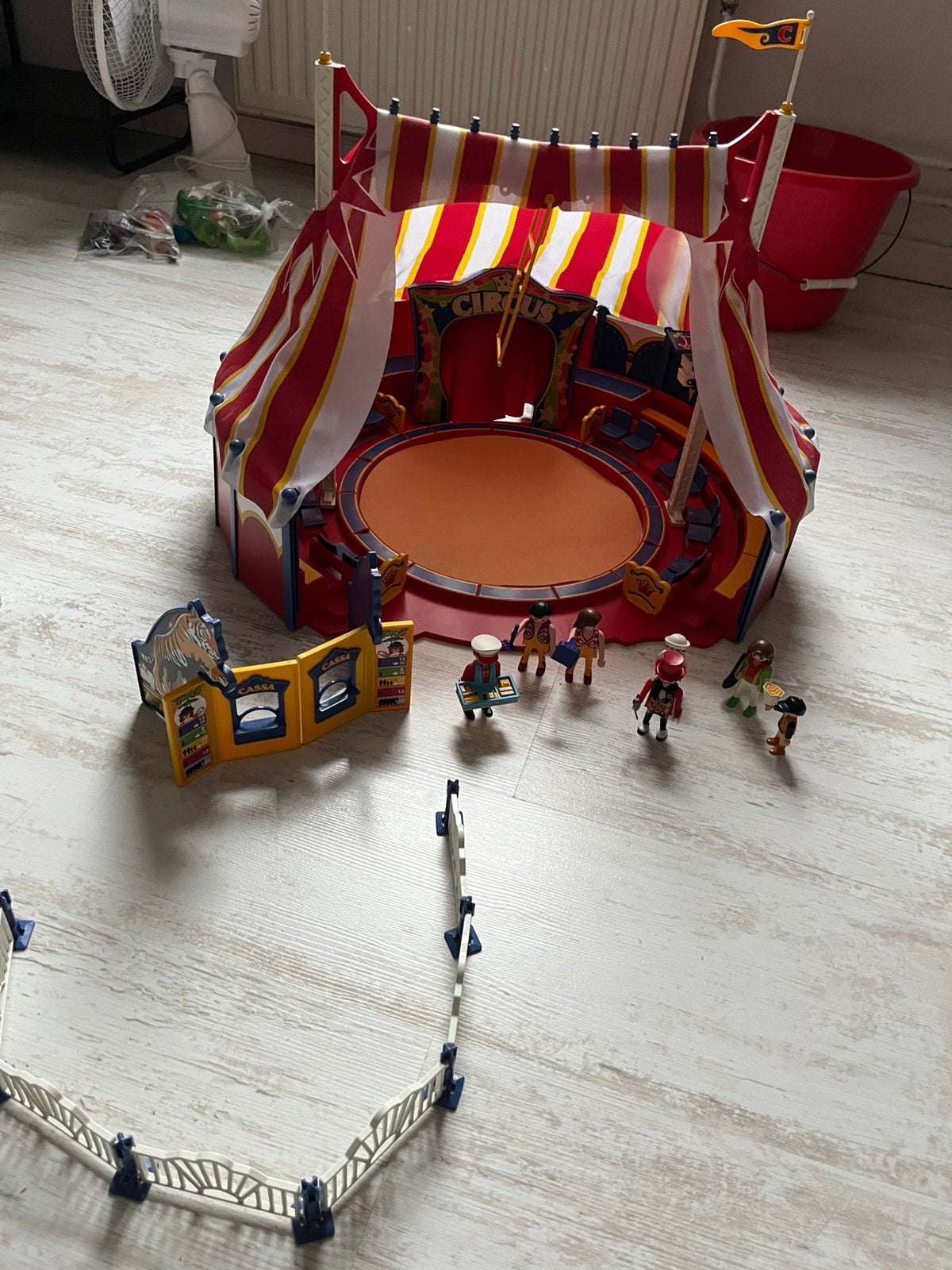 Playmobil circus + EXTRA SETS, Ophalen, Gebouw, Complete set, Zo goed als nieuw