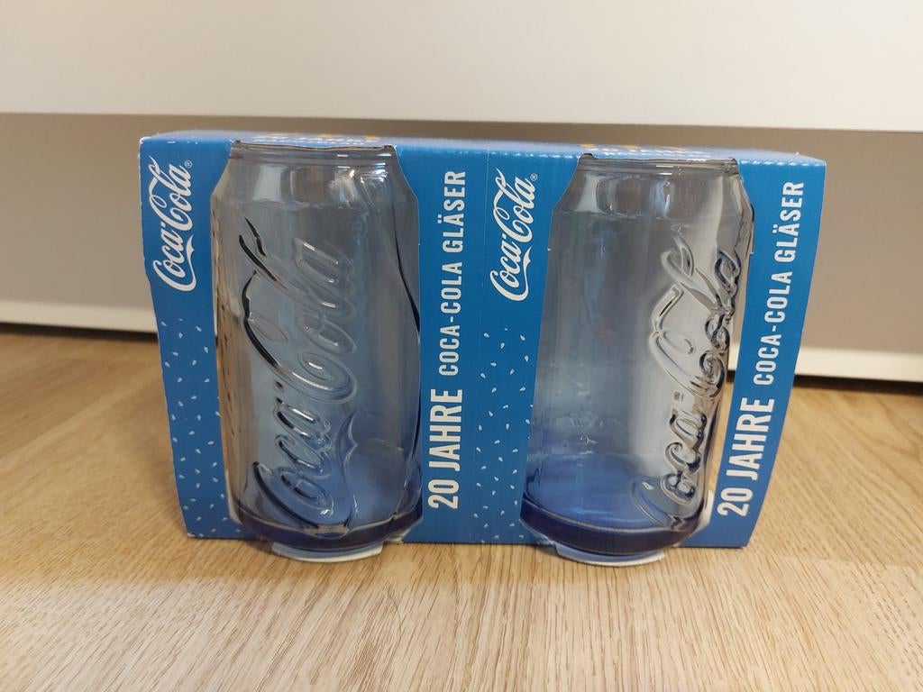 Mcdonalds glazen coca cola 20 jaar, Verzamelen, Glas en Borrelglaasjes, Ophalen of Verzenden
