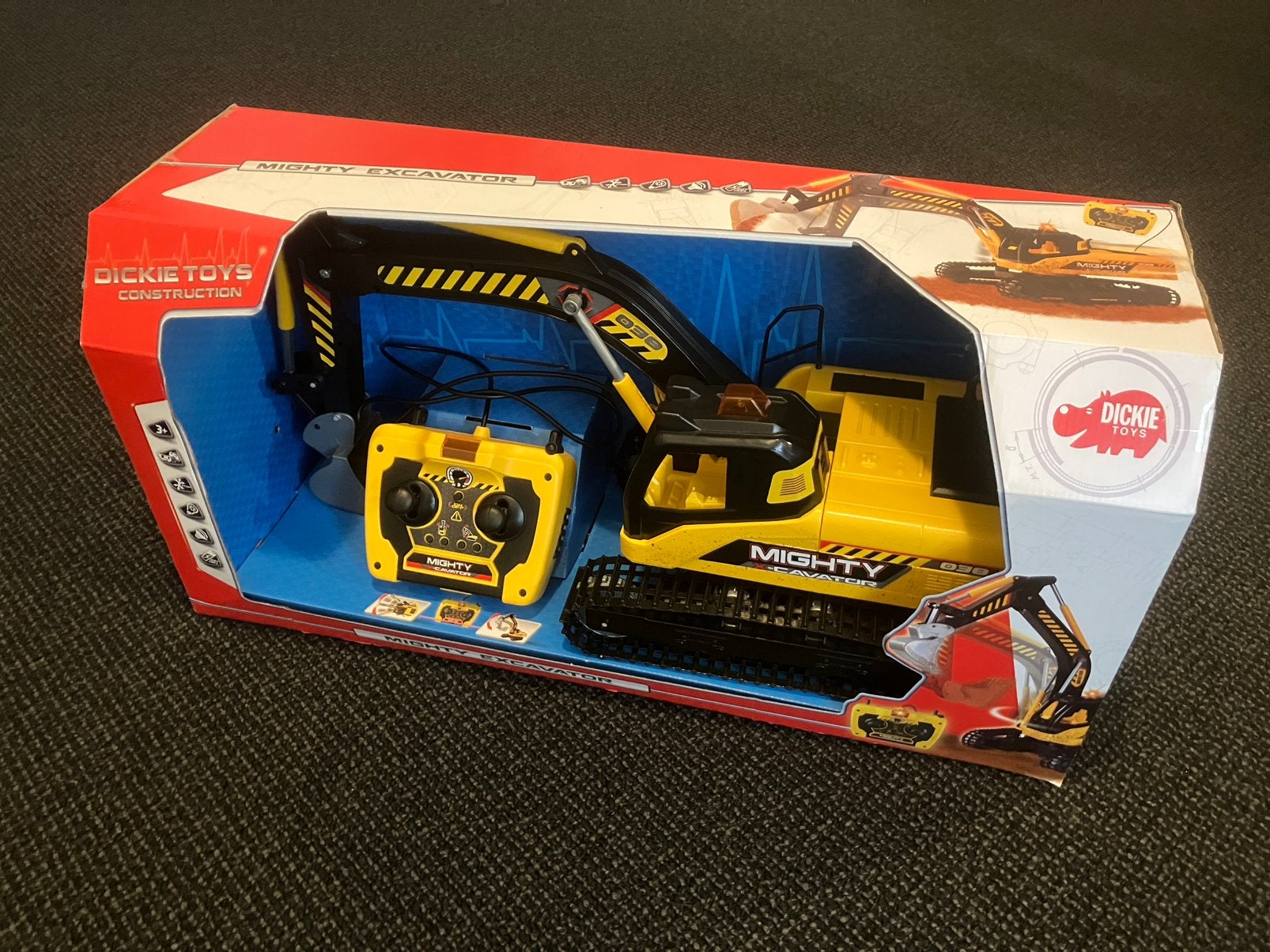 Dickie Toys Graafmachine afstandsbediening 50cm hoog, Ophalen of Verzenden, Zo goed als nieuw, Overige merken