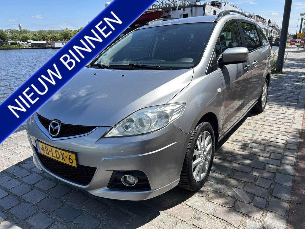 Mazda 5 2.0 Katano 7 persoons airco/ecc nwe apk (bj 2010), 145 pk, Stof, Gebruikt, 4 cilinders