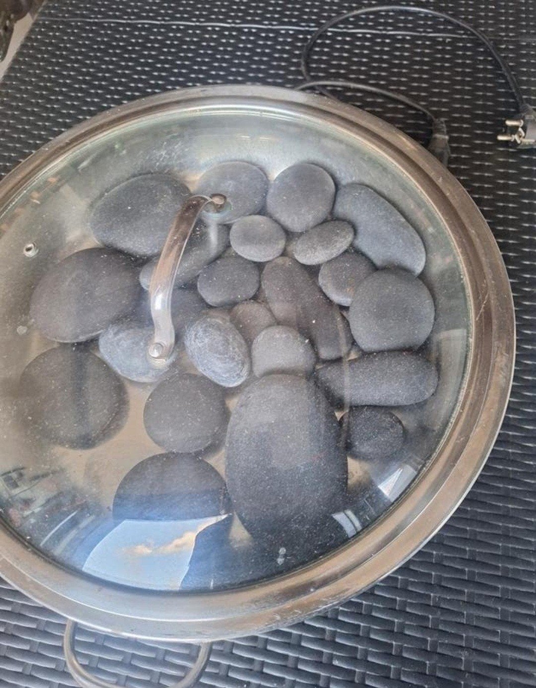 Hotstone heater massage stenen verwarmen, Ophalen