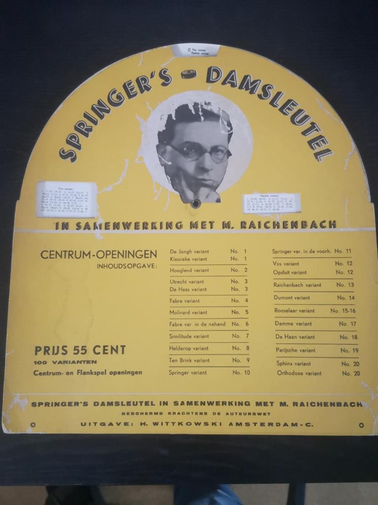Springer's Damsleutel - Dammen Openingen, Boeken, Sportboeken, Gelezen, Denksport, Ophalen of Verzenden